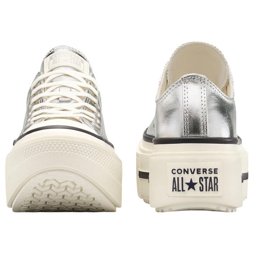 Converse Chuck Taylor All Star Lift Double Stack Platform Metallic